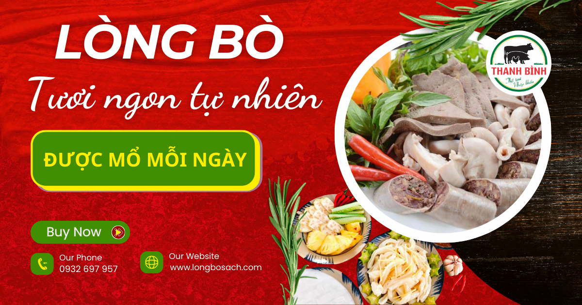 Mua ruột sống ngon, giá tốt tại Lòng bò tươi Thanh Bình